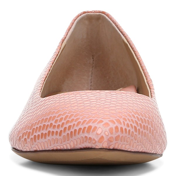 Vionic Flats Ireland - Lena Ballet Flat Pink - Womens Shoes Ireland | CXVKD-6378